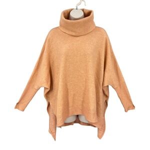 Cherish Oversized Sweater Women Boxy Preppy Winter Tunic CowlNeck Cozy Size XS/S